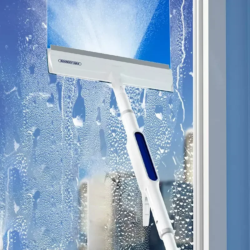 2 in 1 Window Squeegee & Spray Cleaner with Long Pole