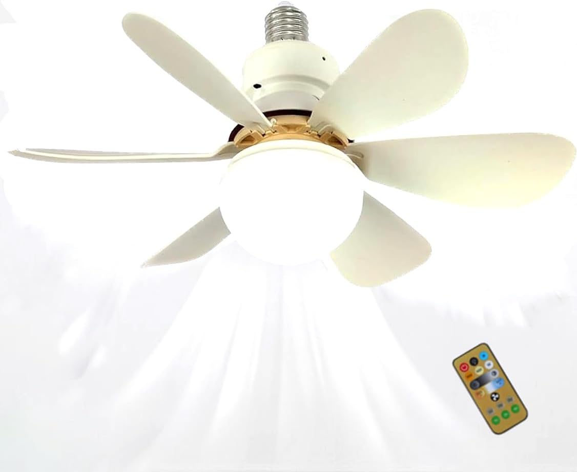 Ceiling Fan with Remote Control LED Light