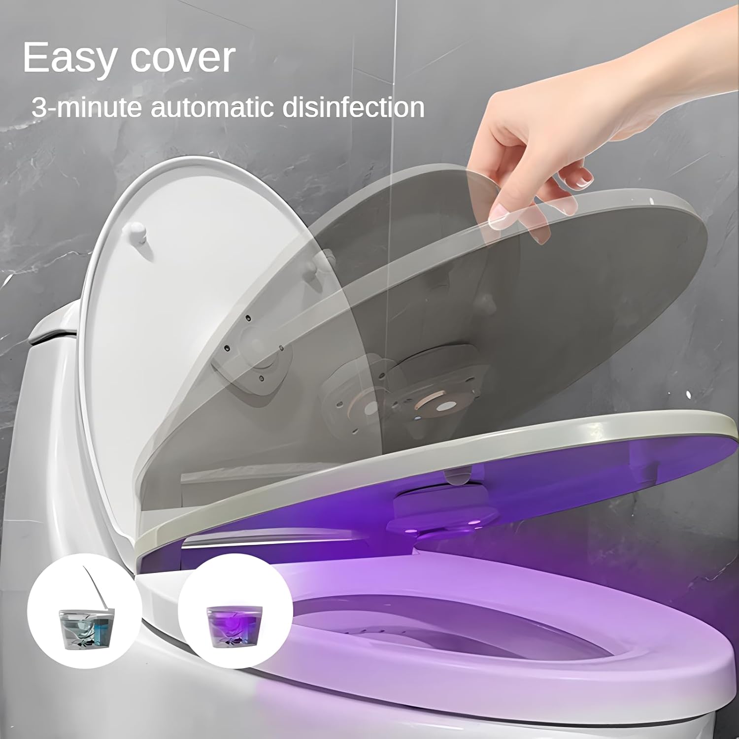 UV Toilet Bowl Cleaner - Ultraviolet Light Sanitizer for a Healthier Home