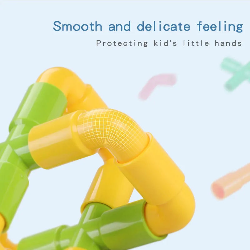 Montessori Water Pipe Building Blocks toys for Children