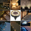 Solar-Powered Outdoor Ground Lights