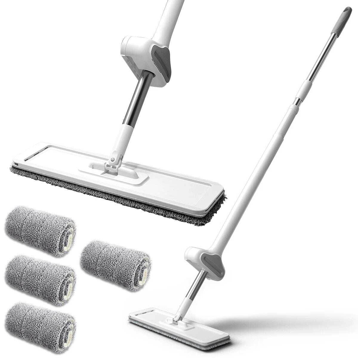 Lazy Squeeze Mop with 5 Replaced Pads