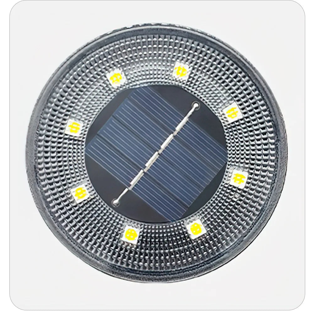 Solar-Powered Outdoor Ground Lights