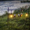 Rechargeable Hanging LED Light Bulbs for Backyards,Camping, and Backpacking