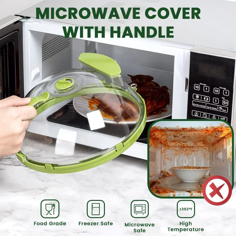 NEW Splatter-Proof Microwave Cover