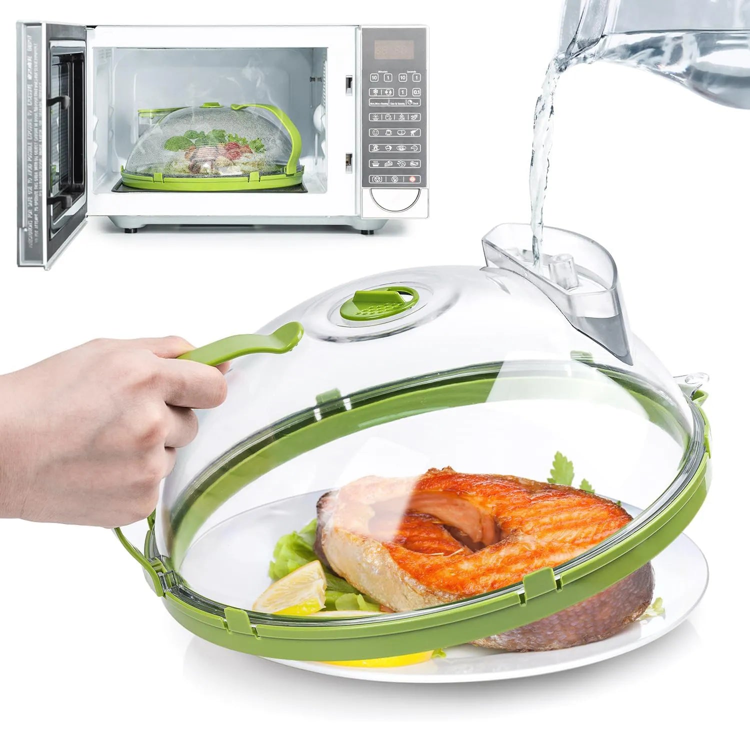 NEW Splatter-Proof Microwave Cover