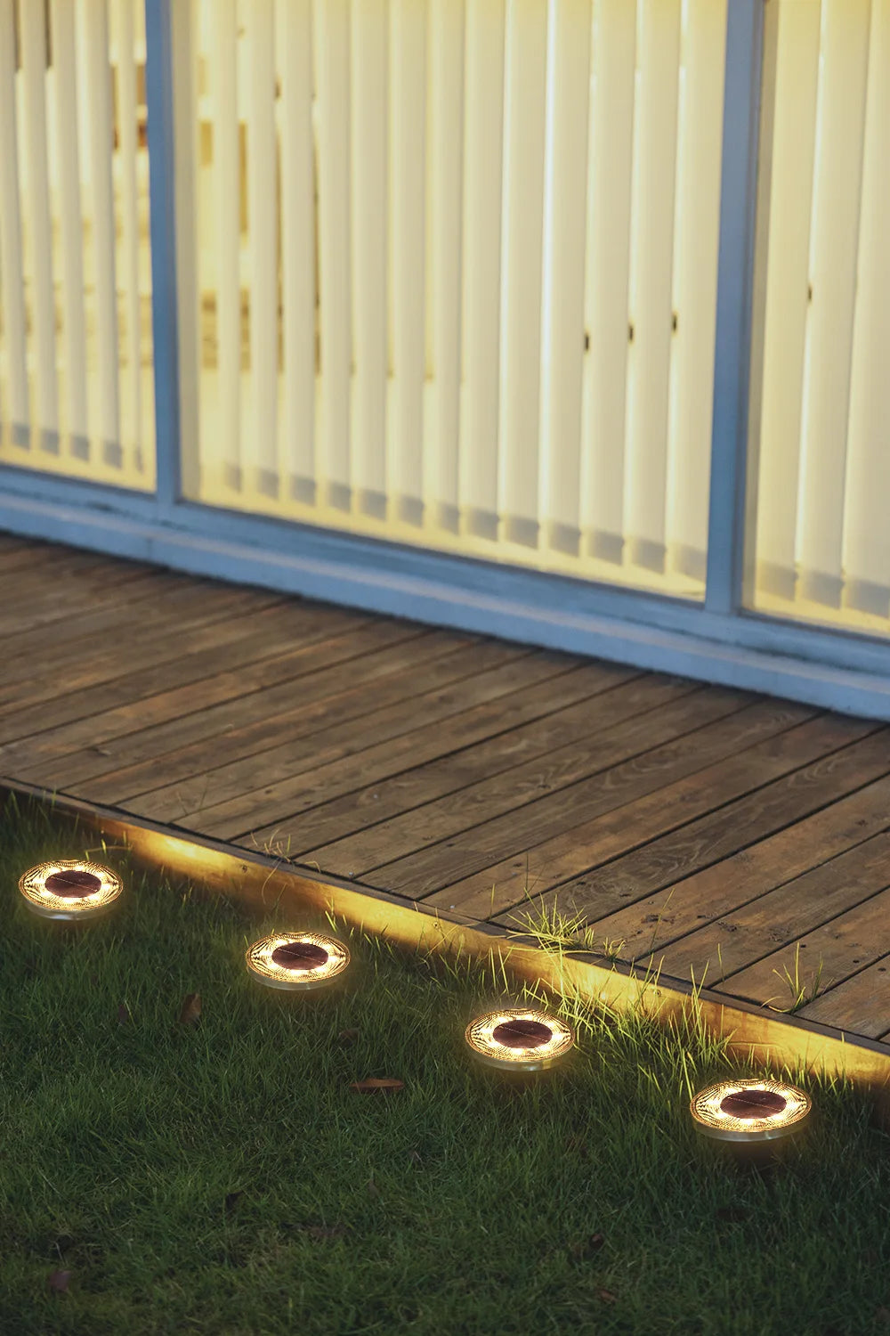 Solar-Powered Outdoor Ground Lights