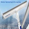 2 in 1 Window Squeegee & Spray Cleaner with Long Pole