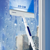 2 in 1 Window Squeegee & Spray Cleaner with Long Pole